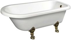 Wanna Kerasan Sapho Foxtrot Biała 170x75cm Nogi Brąz 68132