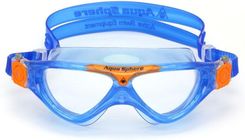Zdjęcie Aqua Sphere Maska Vista Junior Kids Swim Mask 6+ Niebieski Pomarańczowy Żółty - Tuchów