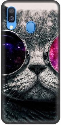 Etui Case Samsung Galaxy A40 Kot okulary