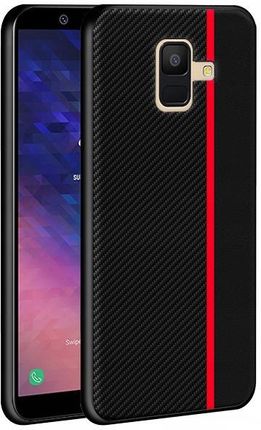 Etui Do Samsung Galaxy A6 2018 Carbon Moto Obudowa