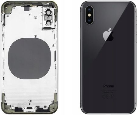 iPhone Xs Korpus Ramka Obudowa Tył Space Gray