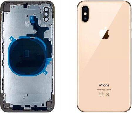 iPhone Xs Max Korpus Ramka Obudowa Tył Gold