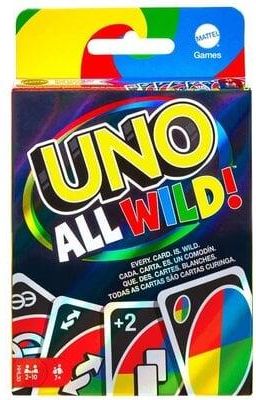 Mattel Uno All Wild Dzikie karty HHL33