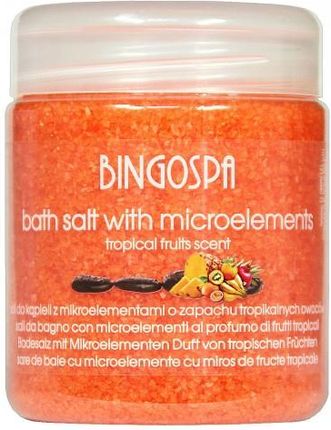 BINGOSPA Sól Do Kąpieli Z Mikroelementami O Zapachu Owoców Tropikalnych 550 g