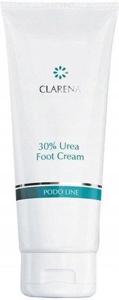Clarena 30% Urea Foot Cream Zmiękczająco-Nawilżający Krem Do Stóp Z Mocznikiem 100Ml