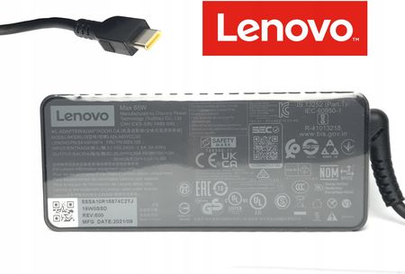 LENOVO NOWY ZASILACZ USB C 65W 20V 3.25A + KABEL (ADLX65YCC3DABCLAP)
