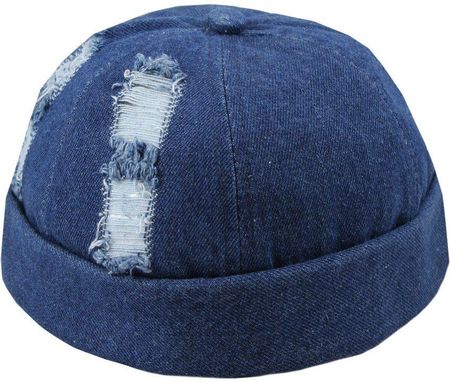 Czapka Dokerka, Ciemna Jeansowa, Wiosenno-Letnia, Jesienna, Hipsterska -PAKO JEANS CPAPJNSDASZEKdokerka6gr