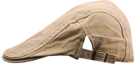 Kaszkiet Męski Beżowy Letni, Przewiewny, Wakacyjny, Bawełniany, z Regulacją -Pako Jeans CPAPJNSKASZKIET90005