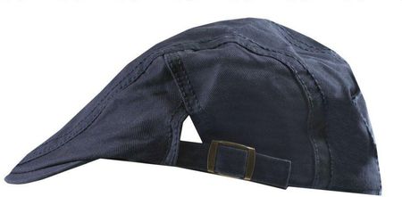 Kaszkiet Męski Granatowy Letni, Przewiewny, Wakacyjny, Bawełniany, z Regulacją -Pako Jeans CPAPJNSKASZKIET90002