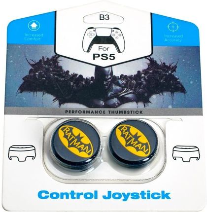 White Shark Nakładki na kontroler PS5/PS4 Batman BLACK