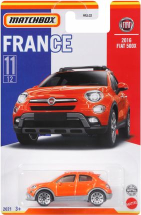 Mattel Matchbox France 2016 Fiat 500X HBL12