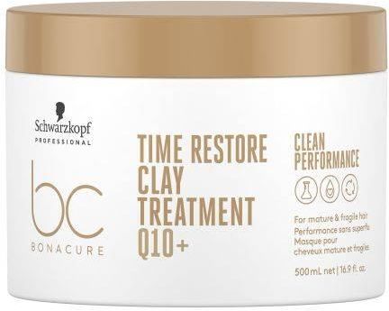 Schwarzkopf Bc Time Restore Q10+ Treatment Maska Odbudowująca Włosy Zniszczone 500ml