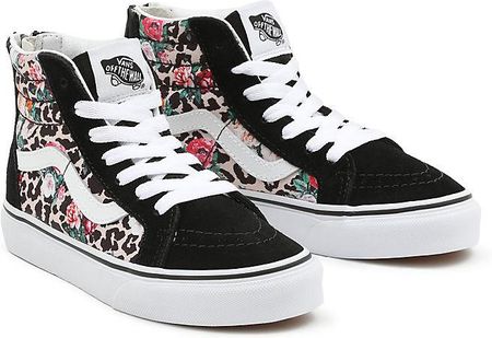 VANS Młodzieżowe Buty Leopard Floral Sk8-hi Zip (8-14 Lat) ((leopard Floral)  Black/true White) Dzieci Kolorowy, Talla 38 - Ceny i opinie - Ceneo.pl