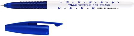 Toma Długopis S-Fine Niebieski Gwiazdki To-059
