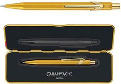 Caran D' Ache Oł&Amp Oacute Wek Automatyczny 844 Goldbar W Pudełku Ż&Amp Oacute Łte Złoto