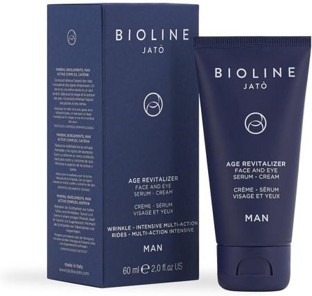 Bioline Jato Age Revitalizer Face And Eye Serum Cream Serum Przeciwzmarszczkowe 2W1 60 ml