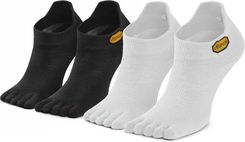 Zdjęcie Zestaw 2 par niskich skarpet unisex VIBRAM FIVEFINGERS - No Show S15N12P White/Black - Mysłowice