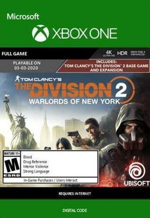 The Division 2 - Warlords of New York Edition (Xbox One Key)