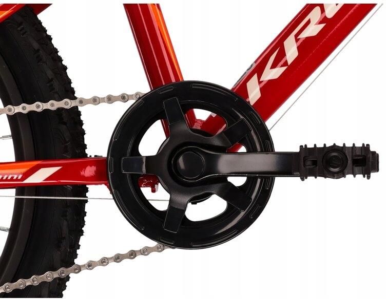 Kross Rower Hexagon Mini 1.0 Czerwony Biały Pomarańczowy Połysk 2022 - zdjęcie 4 Kross Rower Hexagon Mini 1.0 Czerwony Biały Pomarańczowy Połysk 2022