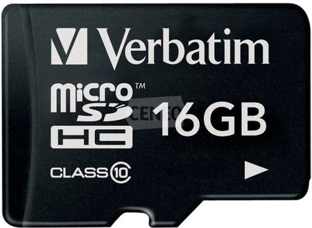 Verbatim microSDHC 16GB Class 10 (44010)