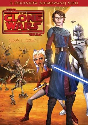 Gwiezdne Wojny: Wojny Klonów, Sezon 1 część 2 (Star Wars: The Clone Wars, Season 1, Vol 2) (DVD)