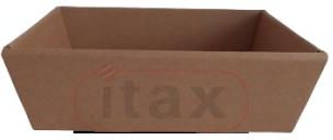 Itax Pudełko Kosz Prezentowy Tekturowy Brązowy 230X170X80mm