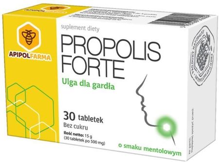 ApipolFarma Propolis Forte mentolowe 30tabl.