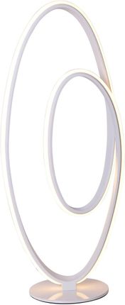 Nave Biurkowa LAMPA stojąca ODRIVE metalowa LAMPKA stołowa okrągła LED 30W 3000K spirala biała (3153623)
