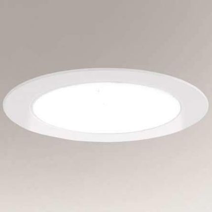 Shilo Wpust LAMPA sufitowa TOTTORI IL podtynkowa OPRAWA łazienkowa LED 10W 4000K do zabudowy IP44 biała (8580)