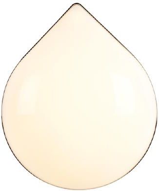 Copel Kinkiet LAMPA ścienna szklana OPRAWA kropla LED 36W 3000K do sypialni złota biała (CGDROPW)