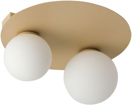 Sigma Sufitowa lampa loftowa ARGON szklane kule do kuchni złote (33268)