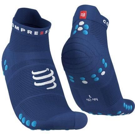 Compressport Proracing Socks V4.0 Run Low Niebieskie 5559145