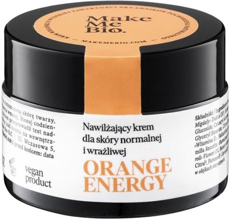 Krem Make Me Bio Orange Energy nawilżający do skóry normalnej i wrażliwej na dzień i noc 30ml