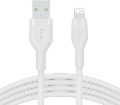 Belkin Kabel USB - Lightning Silicone 2 m Biały