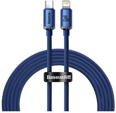 Baseus Kabel USB Typ-C - Lightning Crystal 2 m Niebieski
