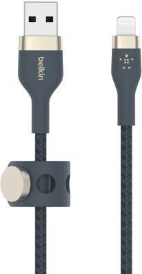 Belkin Kabel USB - Lightning Braided Silicone 3m Niebieski