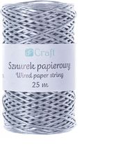 Dalprint Sznurek Papierowy Z Drucikiem 25M Dpsz 014 Srebrny