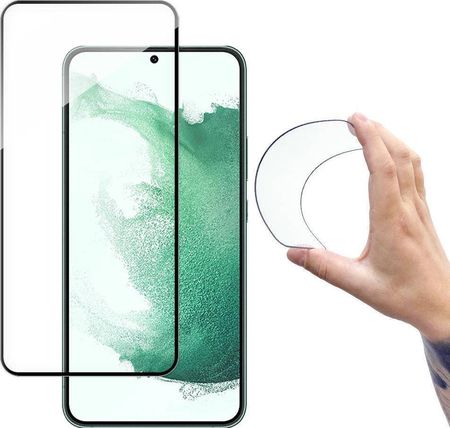 Wozinsky Full Cover Flexi Nano Folia Szklana Szkło Hartowane Z Ramką Samsung Galaxy S22 Przezroczysty