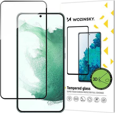 Wozinsky 3D Edge Nano Flexi Glass Folia Szklana Szkło Hartowane Na Cały Ekran Z Ramką Samsung Galaxy S22+ S22 Plus Przezroczysty
