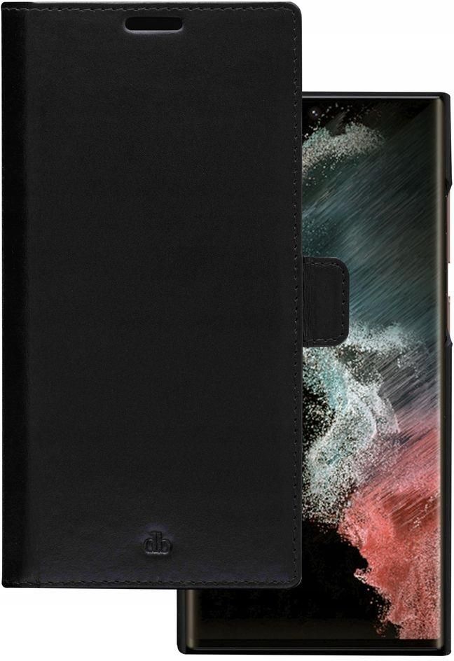 EXCLUSIVE  Brad＆Angelina Eleganckie skórzane etui 2w1 do Samsung S22 Ultra - Etui na