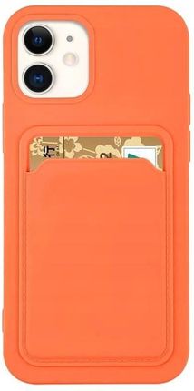 Etui na karty do iPhone 12 Pro Max Pomarańczowy