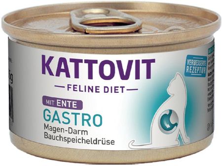 Kattovit Gastro Dietetyczna Karma Mokra Dla Kotów 24X85g