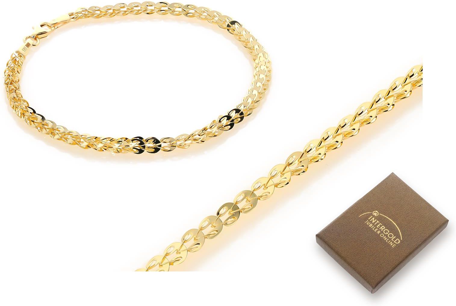 4AU ZŁOTA BRANSOLETKA PRÓBY 585 BTC 017 IV - Ceny i opinie - Ceneo.pl