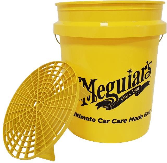 Meguiar's Professional Wash Bucket with Grit Guard Yellow Profesjonalne wiadro do mycia auta z
