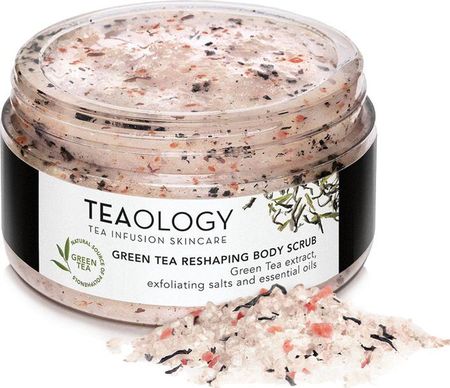 Teaology Green Tea Modelujący Peeling Solny Do Ciała Z Naparem Zielonej Herbaty 450 G