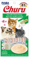 Inaba Cat Churu Puree z tuńczykiem i kurczakiem 4x14g