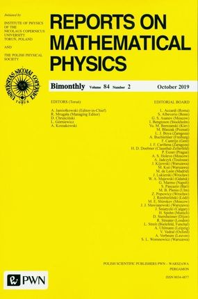 Reports on Mathematical Physics 84/2 