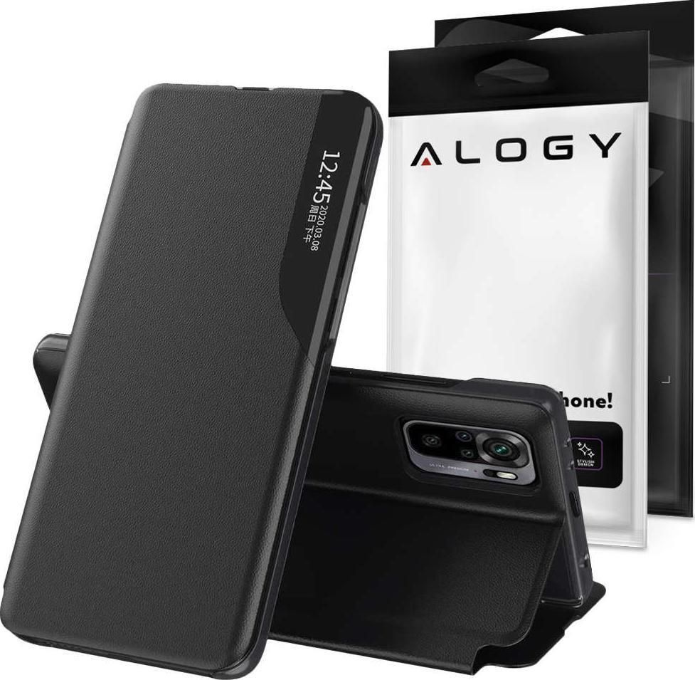 Alogy Etui Z Klapką Portfel Skórzane Smart View Cover Do Xiaomi Redmi Note 10 Pro Etui Na 5699