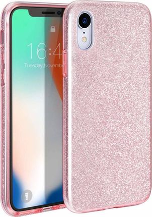 Nemo Etui Samsung Galaxy S21 FE  Brokat Glitter Różowe