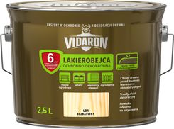Zdjęcie Vidaron Lakierobejca Ochronno Dekoracyjna do Drewna L01 Bezbarwny 2.5L - Mrocza